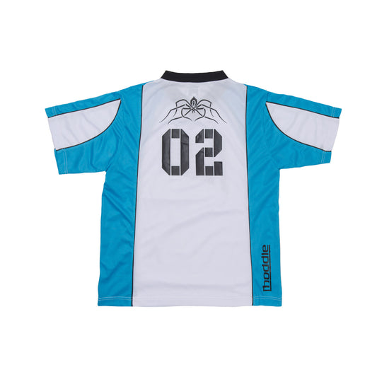 Spider Football Jersey, Blue / White