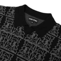 Fretworks Knit Polo Shirt, Black