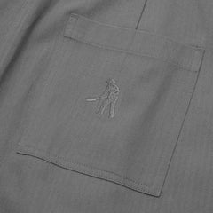 Herringbone Leagues Club Short, Grey
