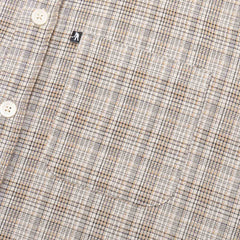 Workers Check Shirt, Black / Bronze