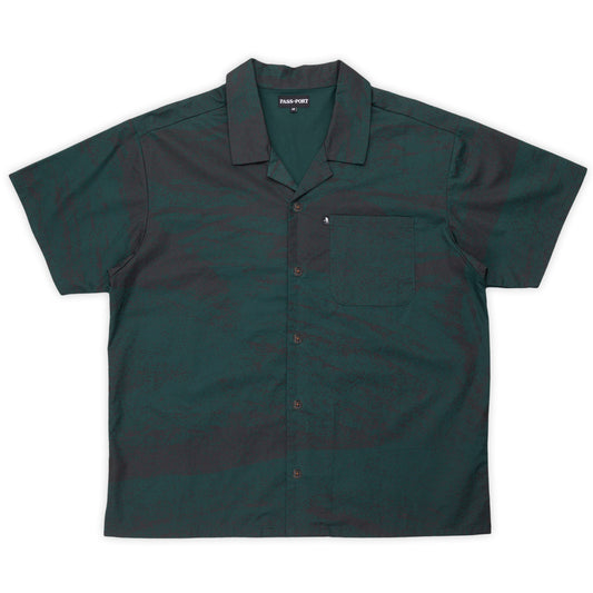 Cave in Casual Shirt, Dark Green
