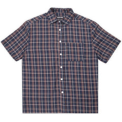 Workers Check Shirt, Navy