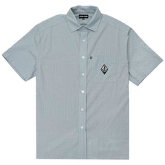 Pass~Port Wanderer Workers Short Sleeve Shirt, Ice