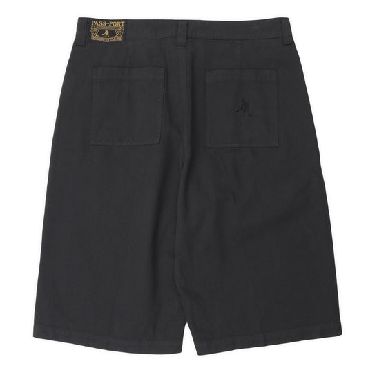 Pass~Port Herringbone Leagues Club Short, Vintage Black