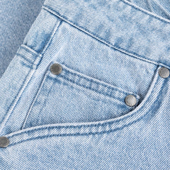 Classic Denim Shorts, Blue Washed