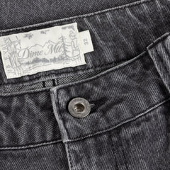 Classic Denim Shorts, Faded Black