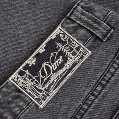 Classic Denim Shorts, Faded Black