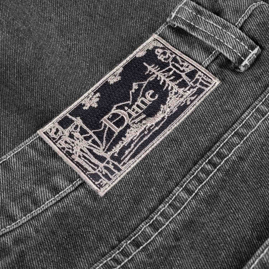 Classic Denim Shorts, Faded Black