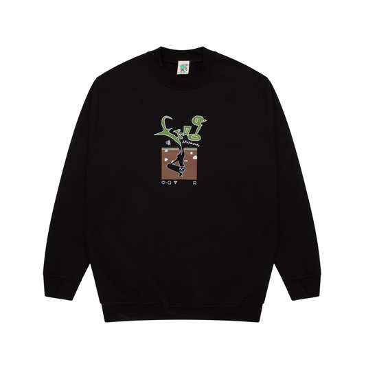 Instagram Ads Crewneck, Black