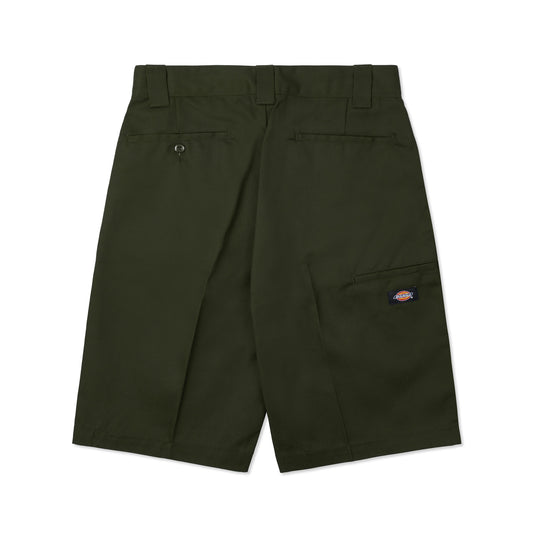 42283 13" Multi Pocket Work Short, Olive Green