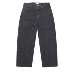 Slub Stain Phantasy Jeans, Black