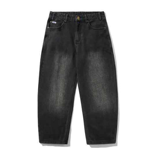 Peanuts Spike Denim Jeans, Faded Black