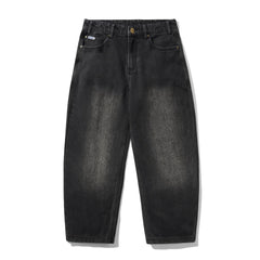 Peanuts Spike Denim Jeans, Faded Black