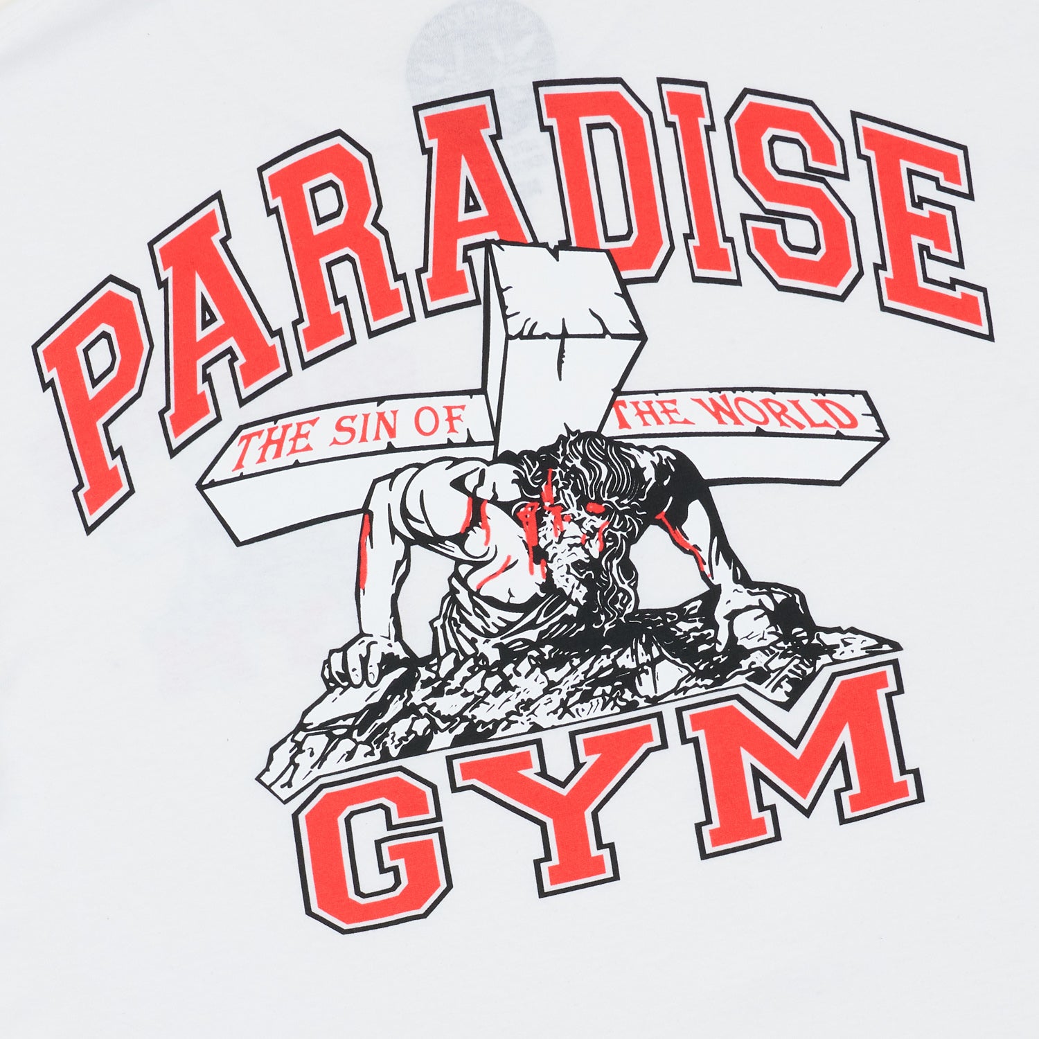 Paradise Gym LS Tee, White