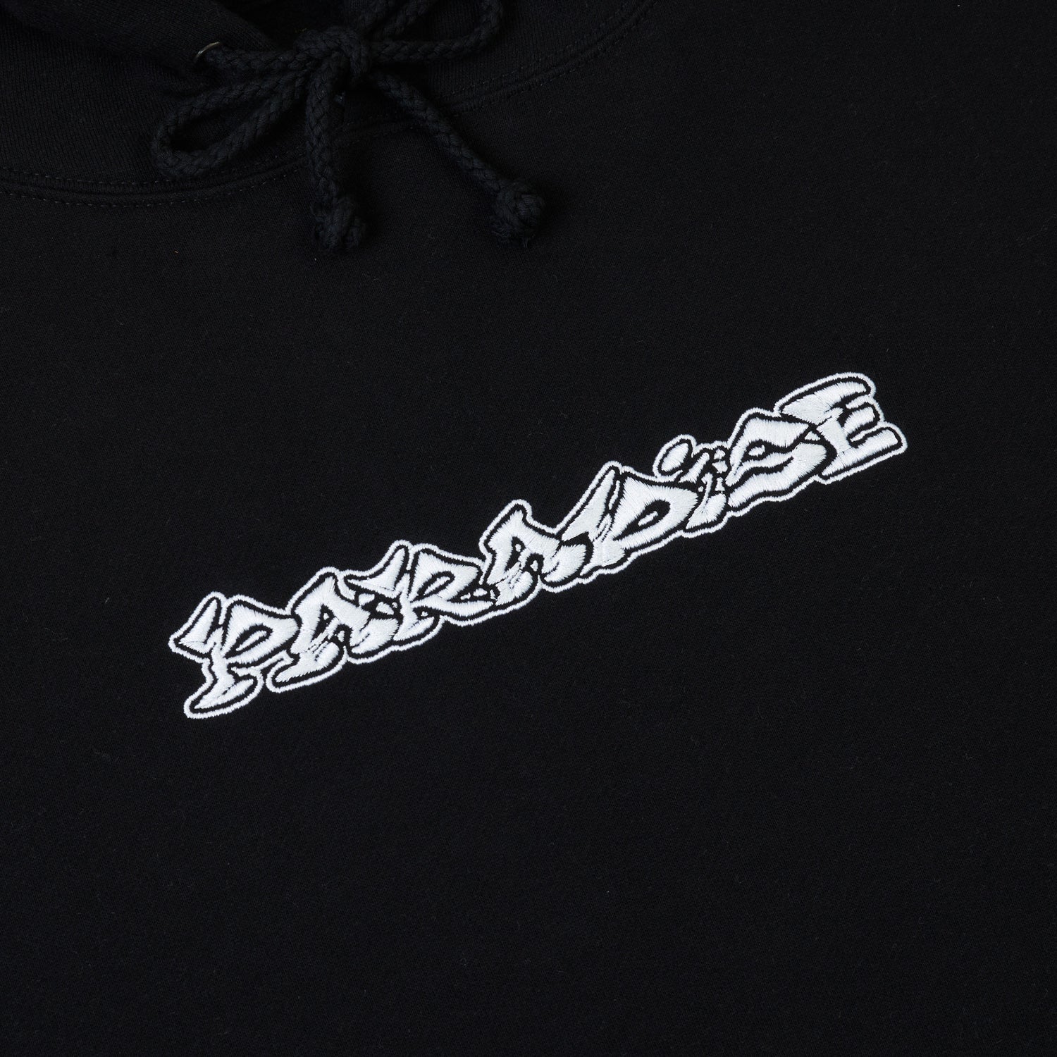 Dystopia Embroidered Hood, Black