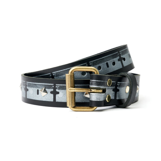 Razor Leather Belt, Black