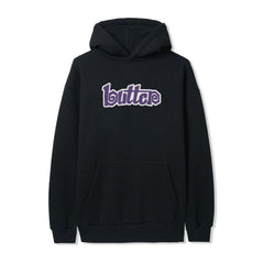 Swirl Pullover Hood, Black
