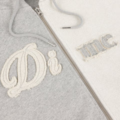 Reverse French Terry Zip Hoodie, Heather Grey