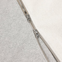 Reverse French Terry Zip Hoodie, Heather Grey