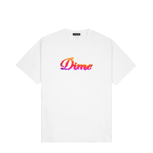Cursive Cloud T-Shirt, White