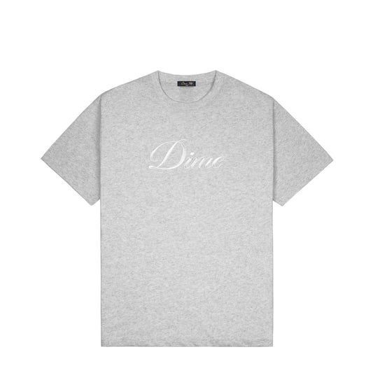 Cursive T-Shirt, Heather Grey