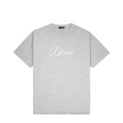 Cursive T-Shirt, Heather Grey