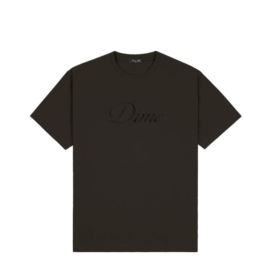 Cursive T-Shirt, Vintage Black