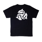 Turbo Dolphin Logo Tee, Black