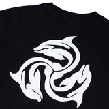 Turbo Dolphin Logo Tee, Black