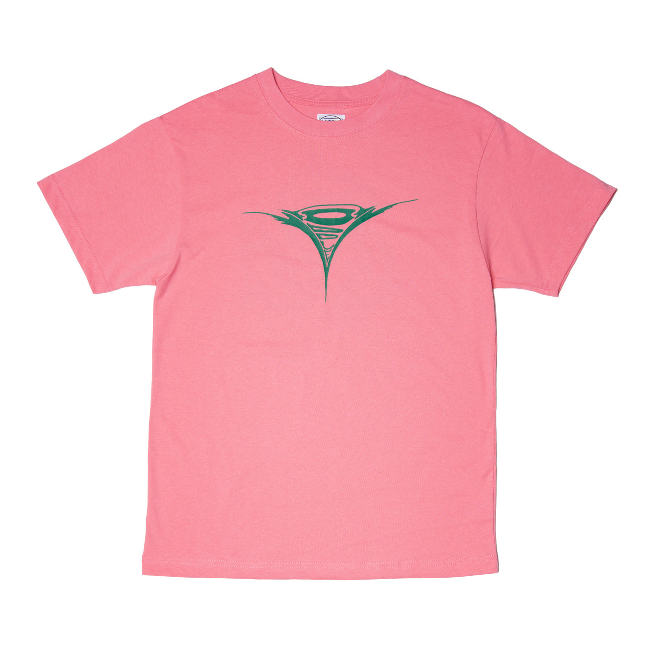 Turbo Dolphin Logo Tee, Washed Pink / Green