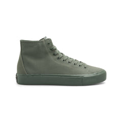 VM003 Hi Canvas Shoe, Full Spray Green