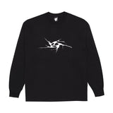 Spiral Long Sleeve Tee, Black