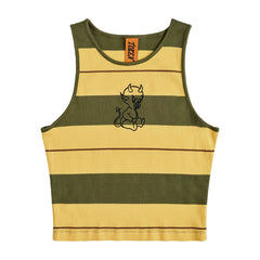 Baby Devil Rib Tank, Mustard / Olive