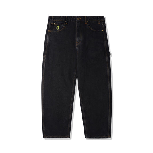 Weathergear Denim Jeans, Washed Black