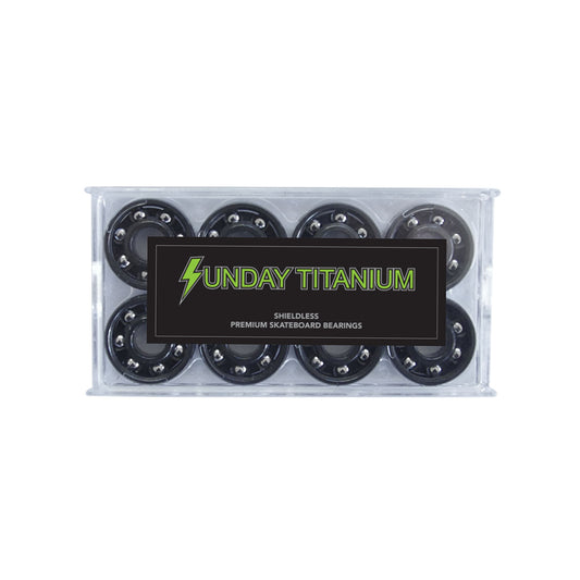 Titanium Shieldless Bearings