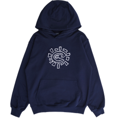 Scribble Sun Hoodie, Navy