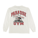 Paradise Gym LS Tee, White