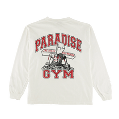 Paradise Gym LS Tee, White