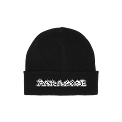 Paratopia Embroidered Beanie, Black