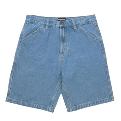 Workers Club Denim Short, Washed Light Indigo