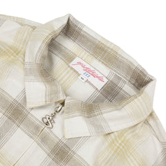 Tartan Full Zip Jacket, Sand