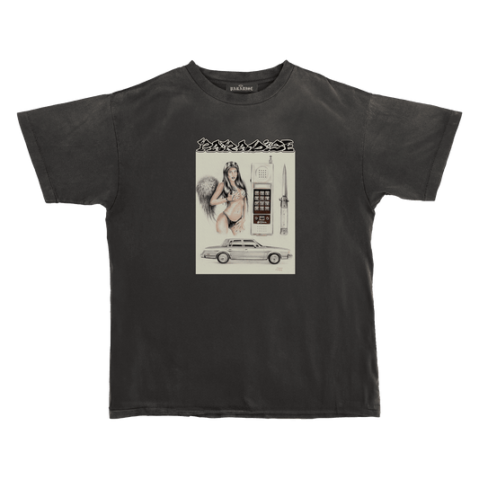 Fallen Angel Tee, Black