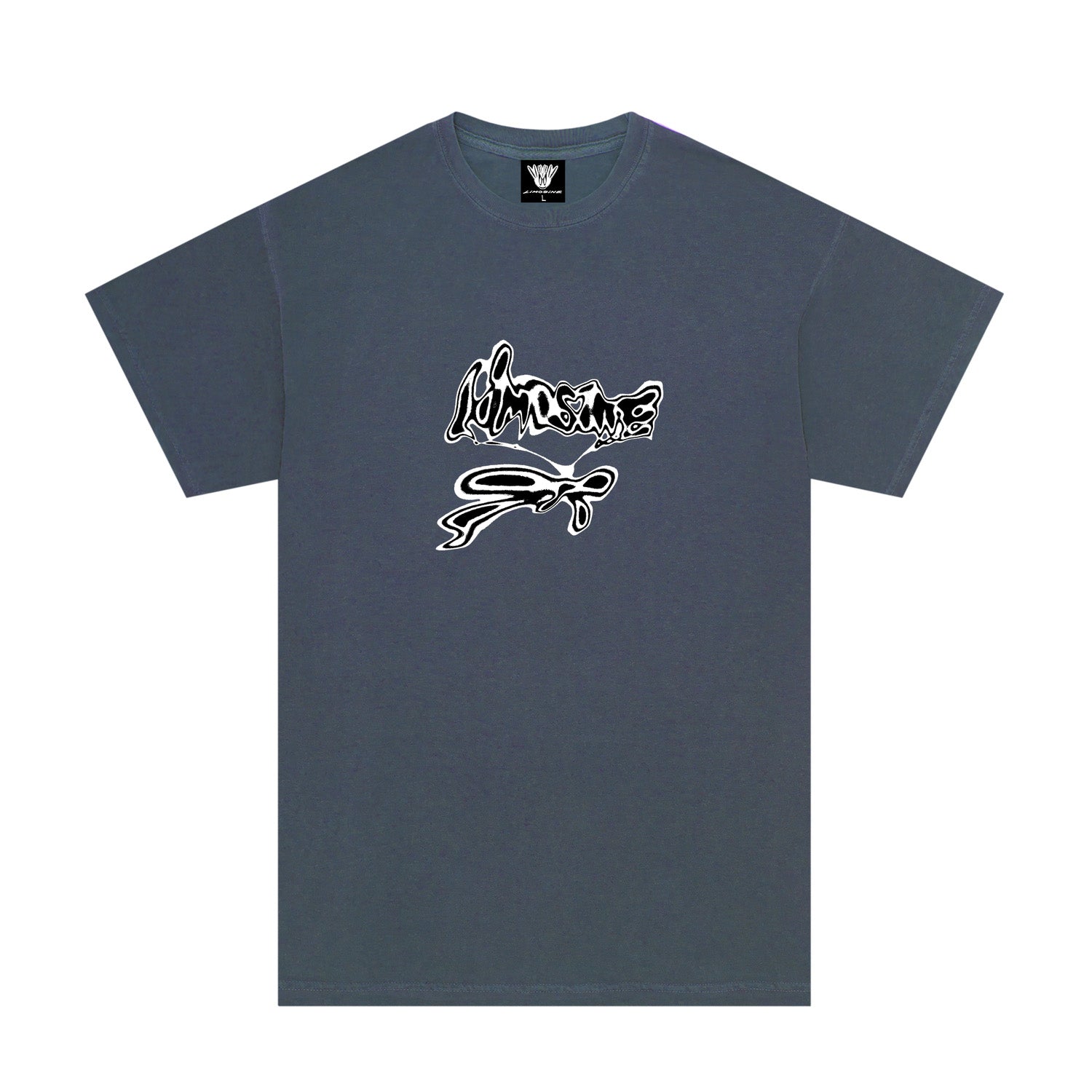 Moth Tee, Denim Blue