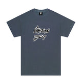 Moth Tee, Denim Blue