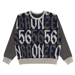 Old E Sweater, Black / Grey