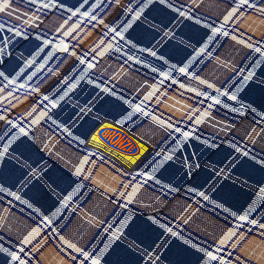 56 Flannel, Blue