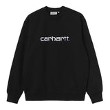 Carhartt Sweatshirt, Black / White