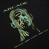 Peace and Love Tee, Black