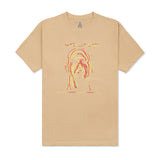 Peace and Love Tee, Tan