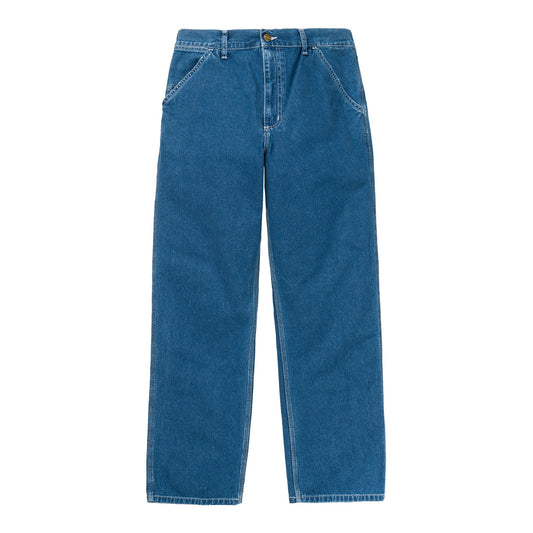 Simple Denim Pant, Blue Stone Washed